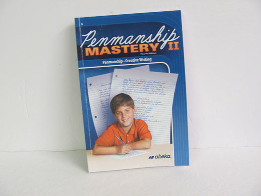 Penmanship Mastery II Abeka Student Book Pre-Owned 5th Grade Penmanship Books