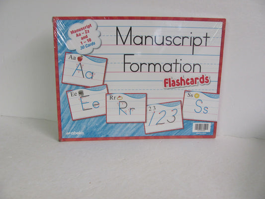 Manuscript Formation Flashcards Abeka Flashcards Pre-Owned Penmanship Books