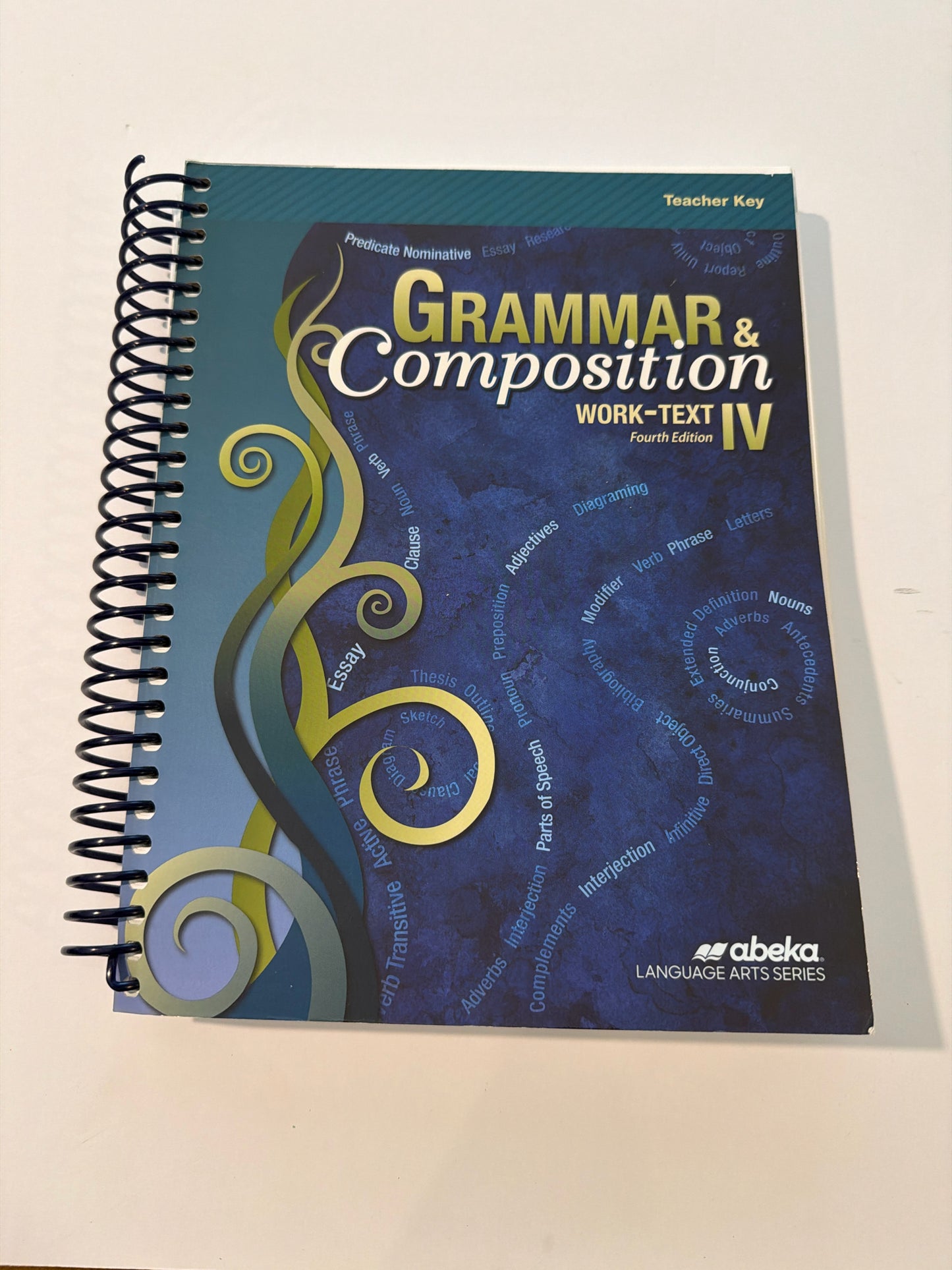 Grammar & Composition IV Abeka Teacher Key Pre-Owned 10th Grade Grammar Books