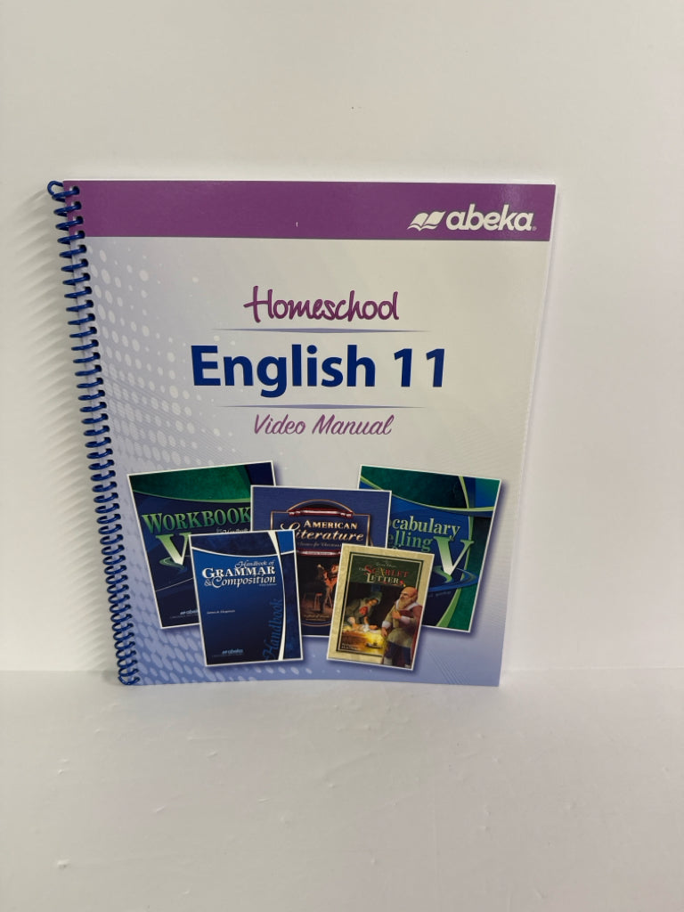 English 11 Abeka Video Manual- Pre-Owned 11th Grade Educator Resources
