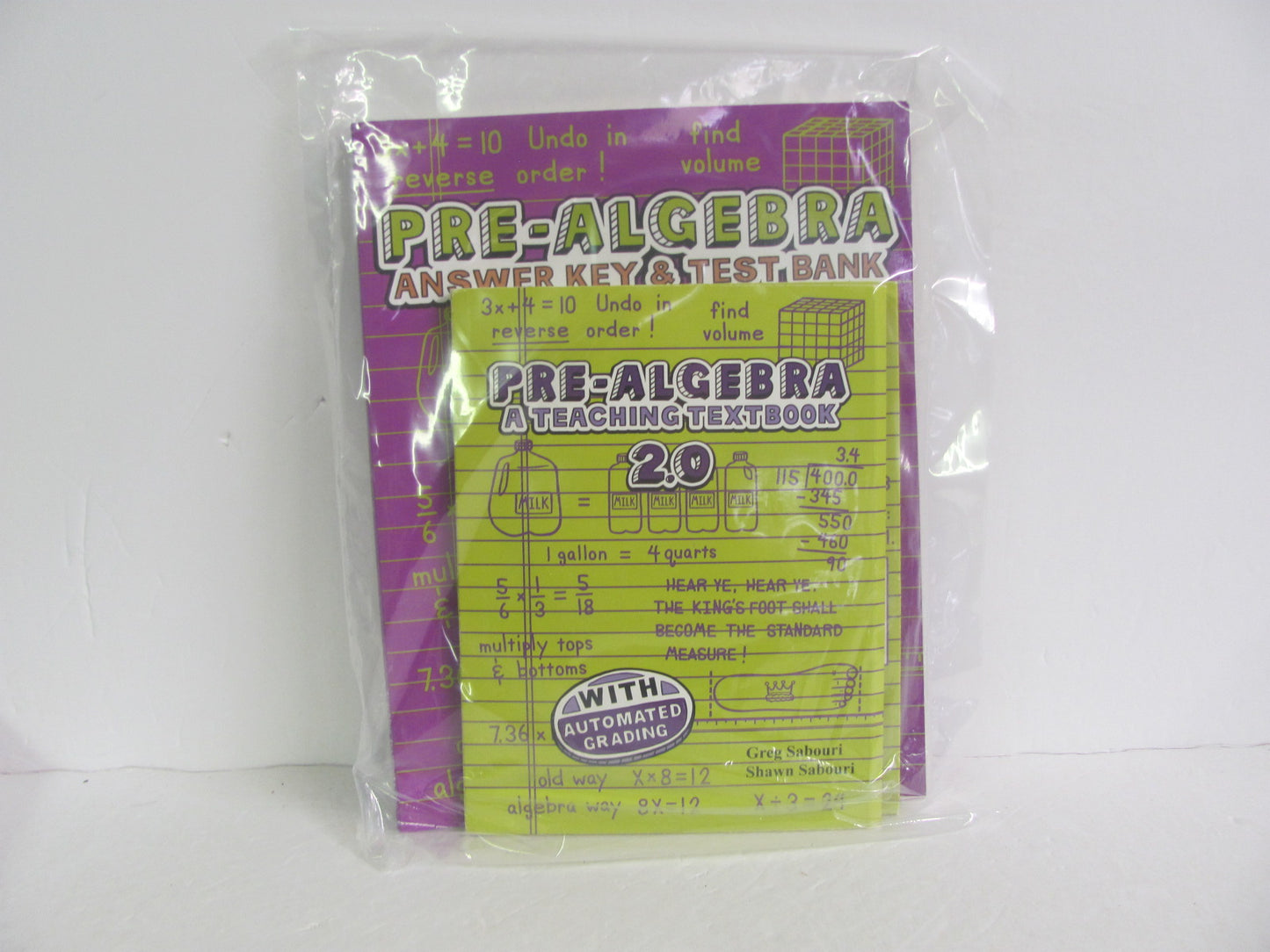 Pre Algebra 2.0 Teaching Textbook CD-Rom Pre-Owned Mathematics Textbooks