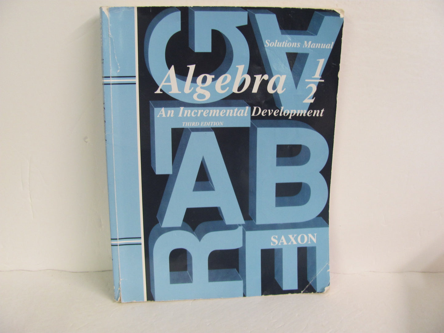 Algebra 1/2 Saxon Solution Key Pre-Owned 8th Grade Mathematics Textbooks