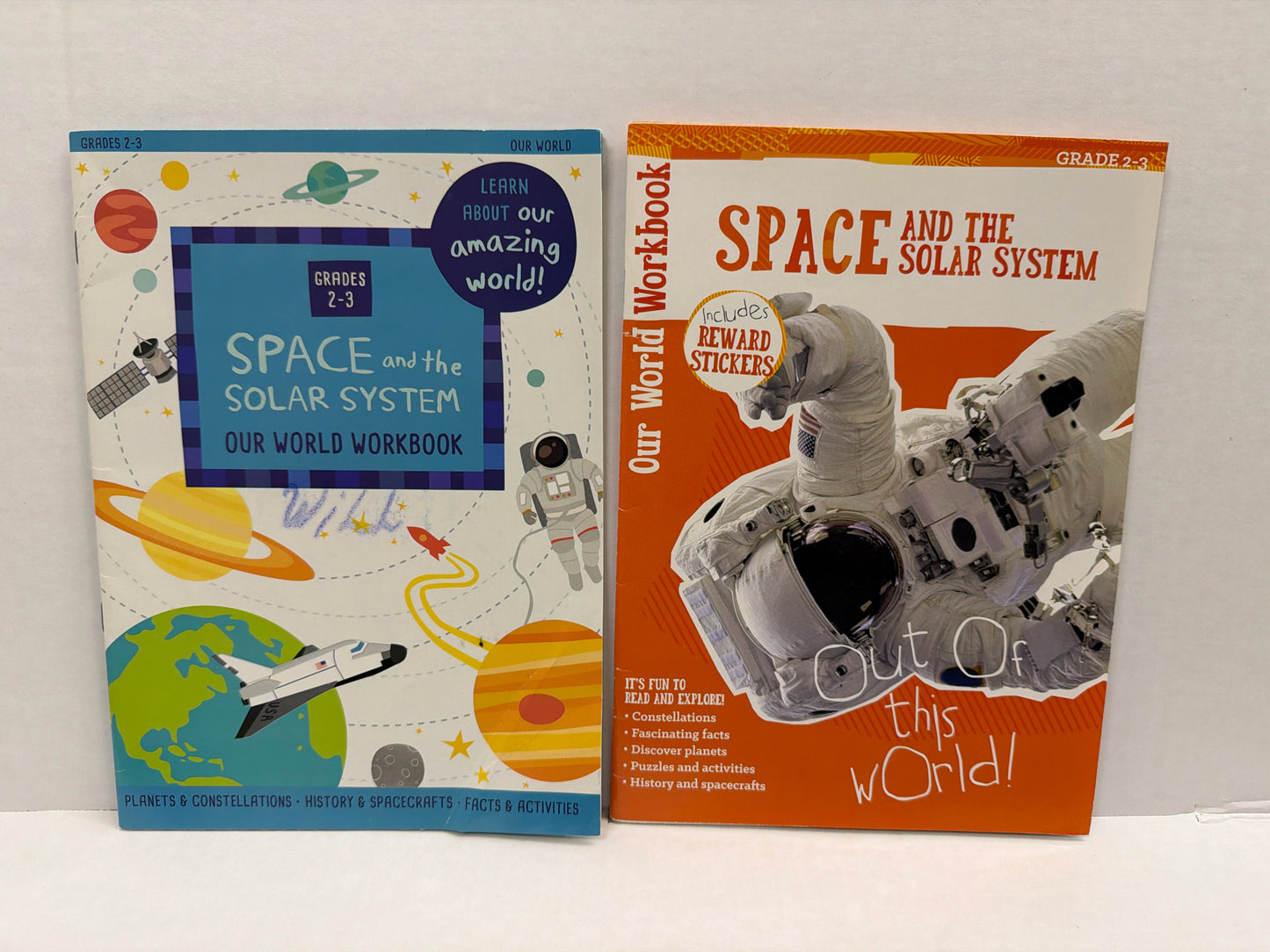 Space and the Solar System Bendon Set Pre-Owned Summer Study Books