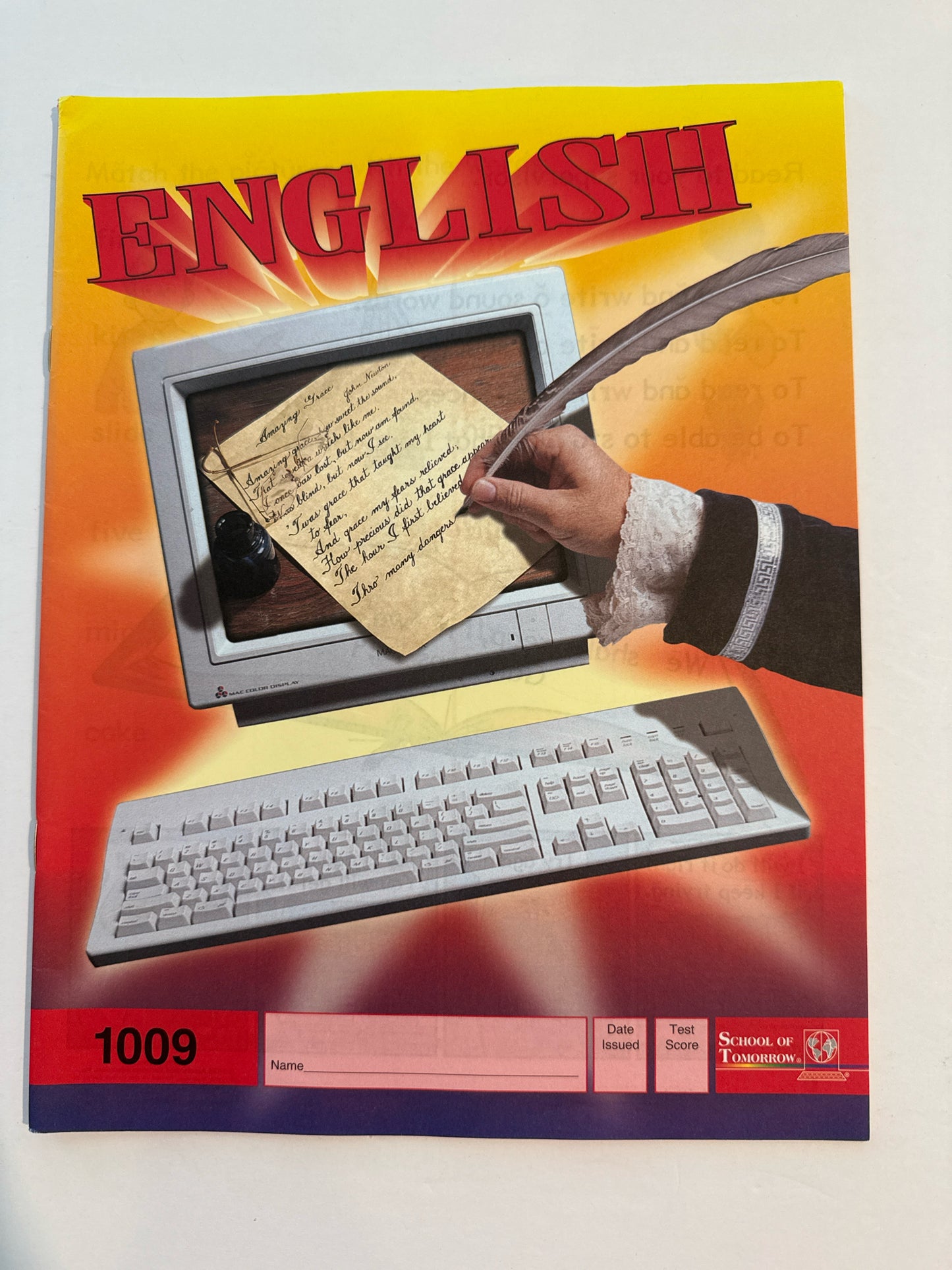 English Pace 1009 ACE Pace Pre-Owned Elementary Language Textbooks