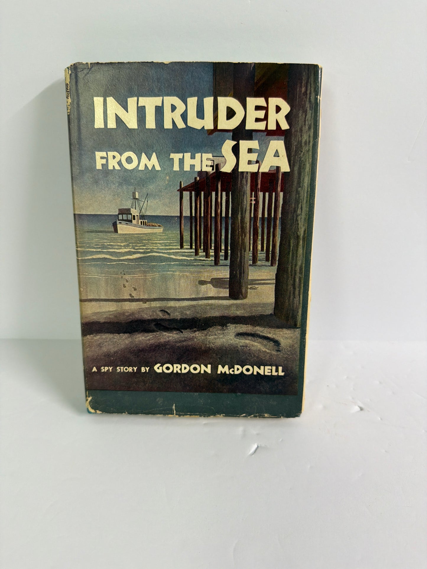 Intruder From the Sea Little Brown Pre-Owned Gordon McDonell Fiction Books