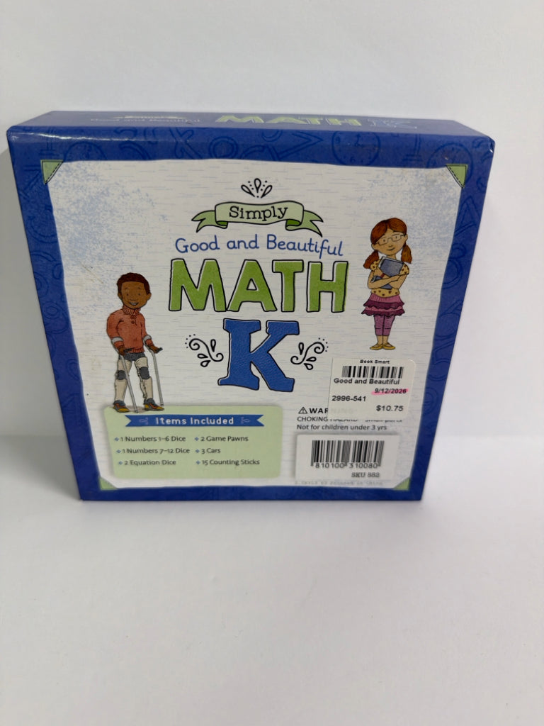 Math K The Good and the Beautiful Manipulative Set Pre-Owned Good and Beautiful