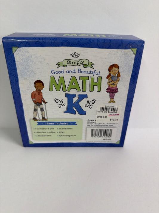 Math K The Good and the Beautiful Manipulative Set Pre-Owned Good and Beautiful