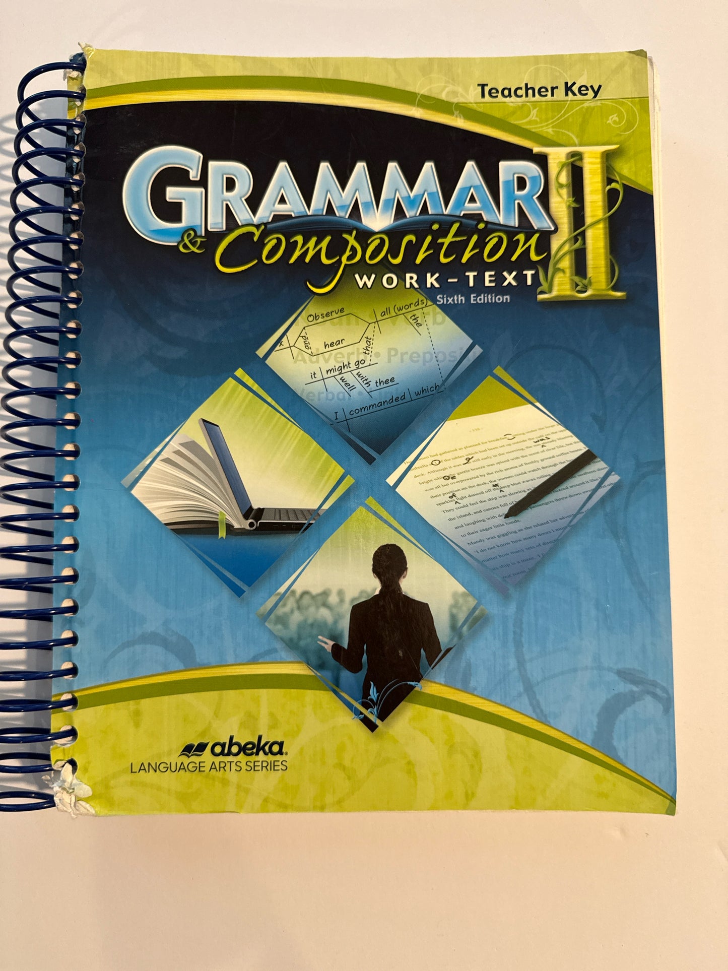 Grammar & Composition II Abeka Teacher Key Pre-Owned 8th Grade Grammar Books