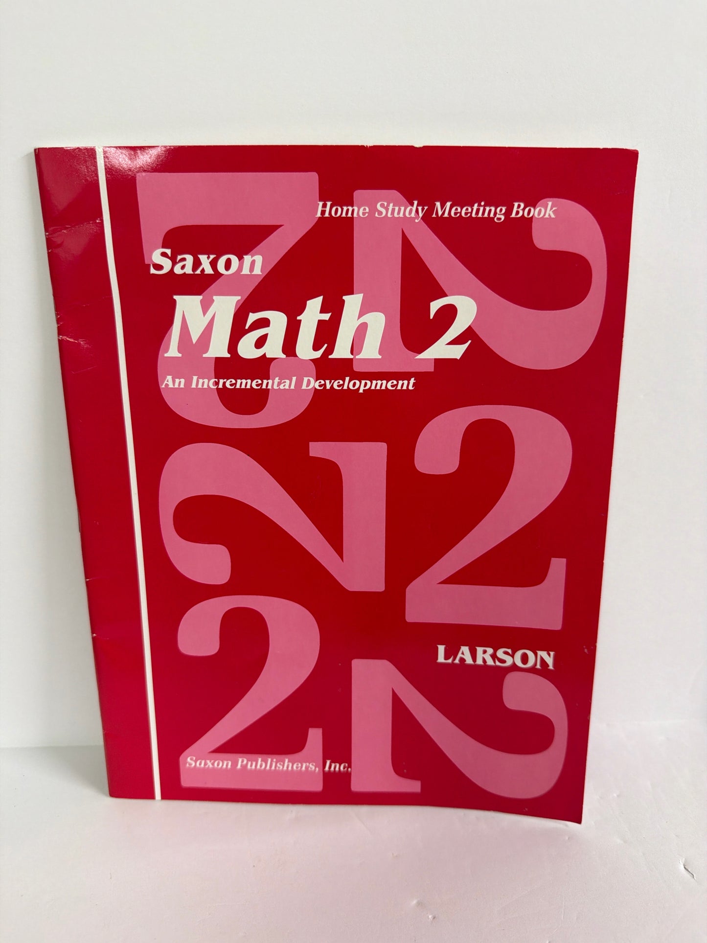 Math 2 Saxon Home Study Meeting Book Larson 2nd Grade Mathematics Textbooks