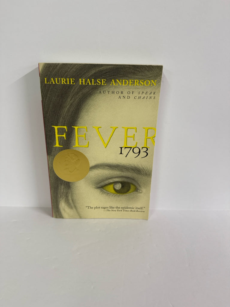 Fever 1793 Simon & Schuster Pre-Owned Laurie Halse Anderson Historical Fiction