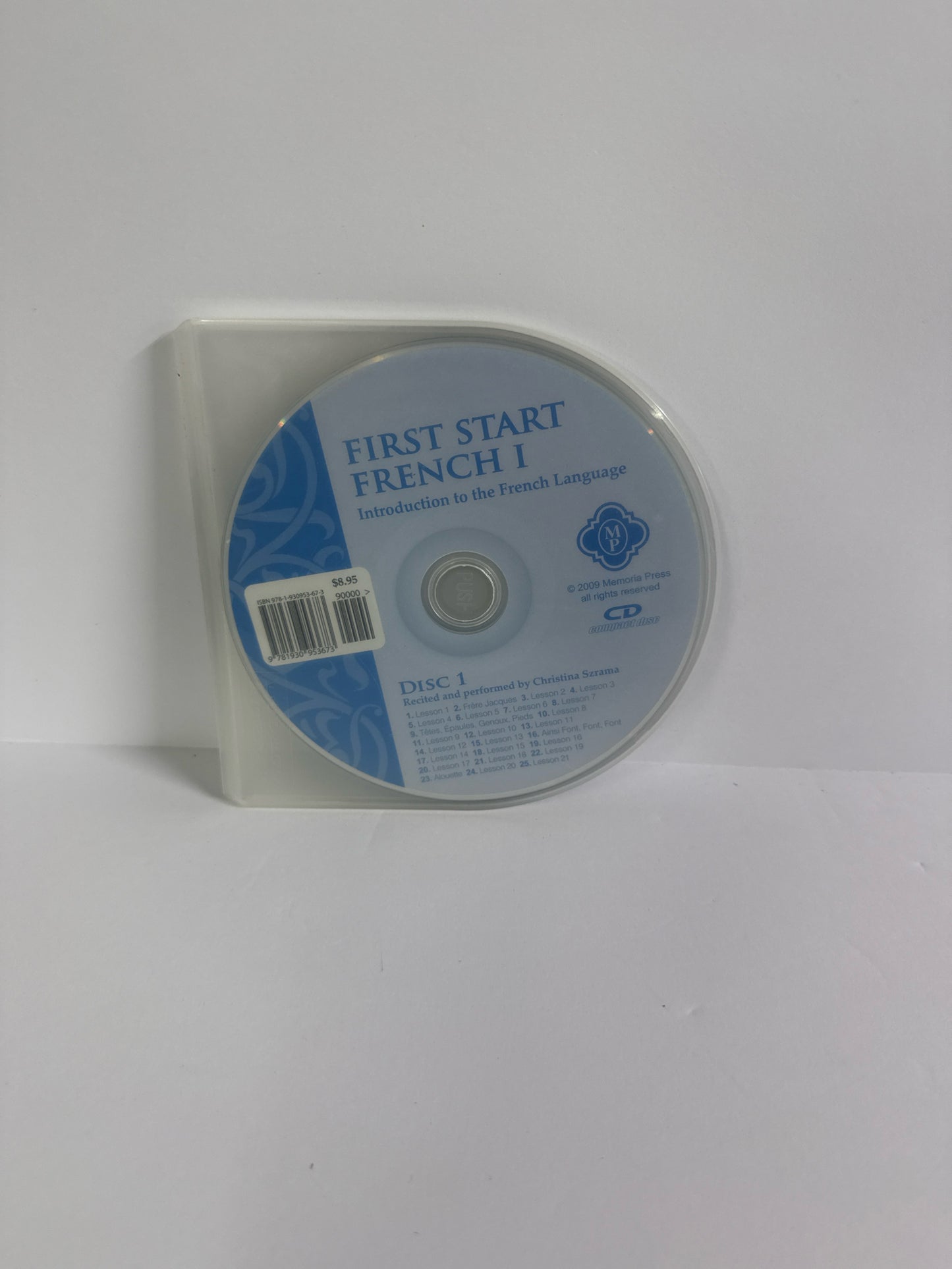 First Start French 1 Memoria Press CD-Audio French Books