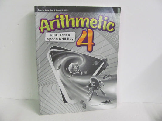 Arithmetic 4 Abeka Quiz/Test Key  Pre-Owned 4th Grade Mathematics Textbooks