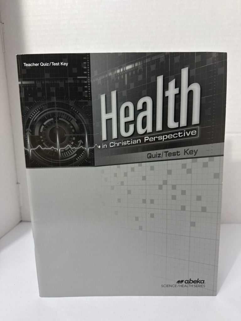 Health Abeka Quiz/Test Key Pre-Owned High School Science Textbooks