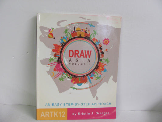Draw Asia Volume 1 K12 Pre-Owned Draeger Elementary Geography Books