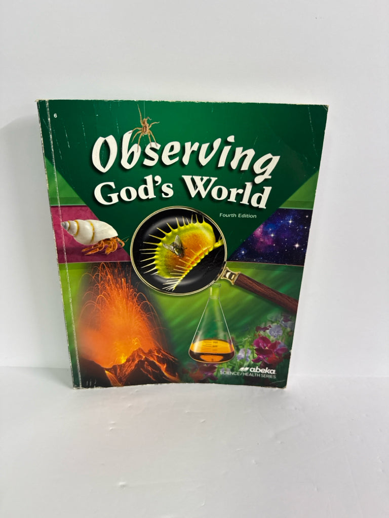 Observing God's World Abeka Student Text Pre-Owned 6th Grade Science Textbooks