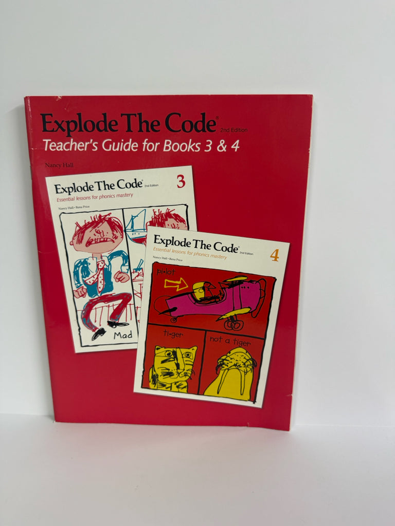 Explode the Code Educators Publishing Service Nancy Hall Language Textbooks