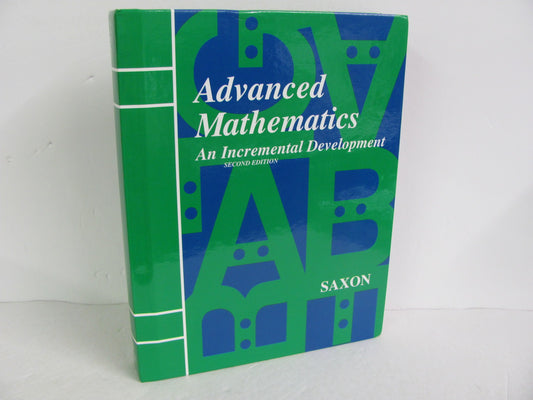 Advanced Math Saxon Student Book Pre-Owned Saxon Mathematics Textbooks