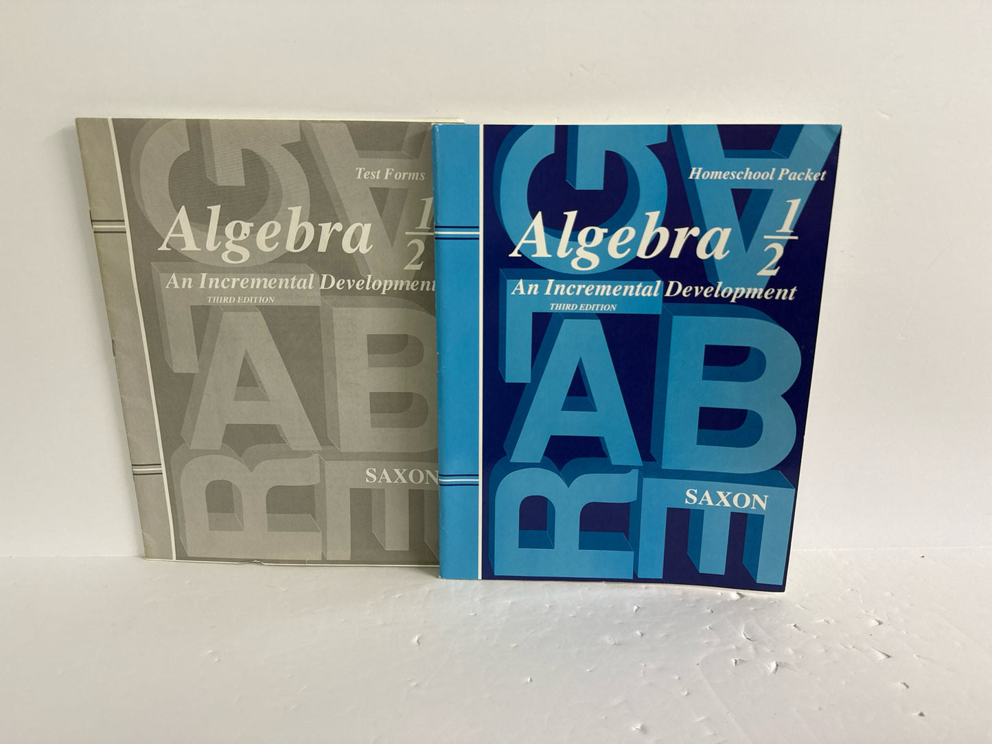 Algebra 1/2 Saxon Homeschool Packet Pre-Owned 8th Grade Mathematics Textbooks