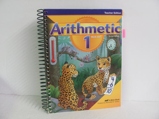 Arithmetic 1 Abeka Teacher Edition  Pre-Owned 1st Grade Mathematics Textbooks
