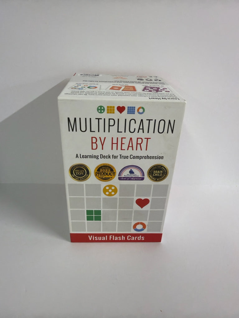 Mulitplication Math for Love Flashcards Pre-Owned Elementary Manipulatives