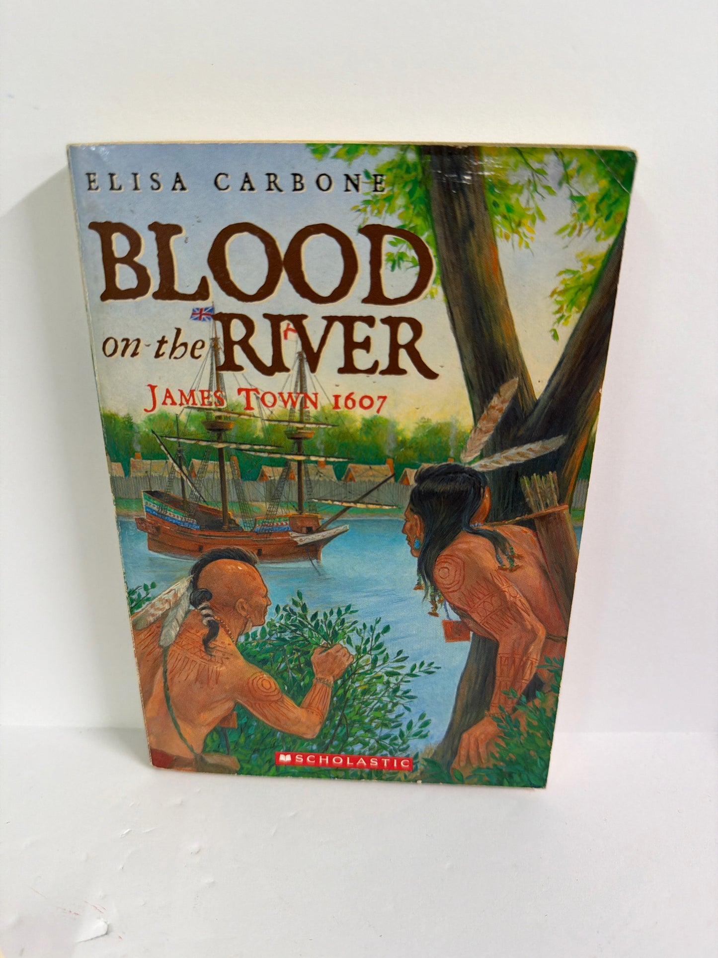 Blood on the River Scholastic Pre-Owned Eliopulos Fiction Books