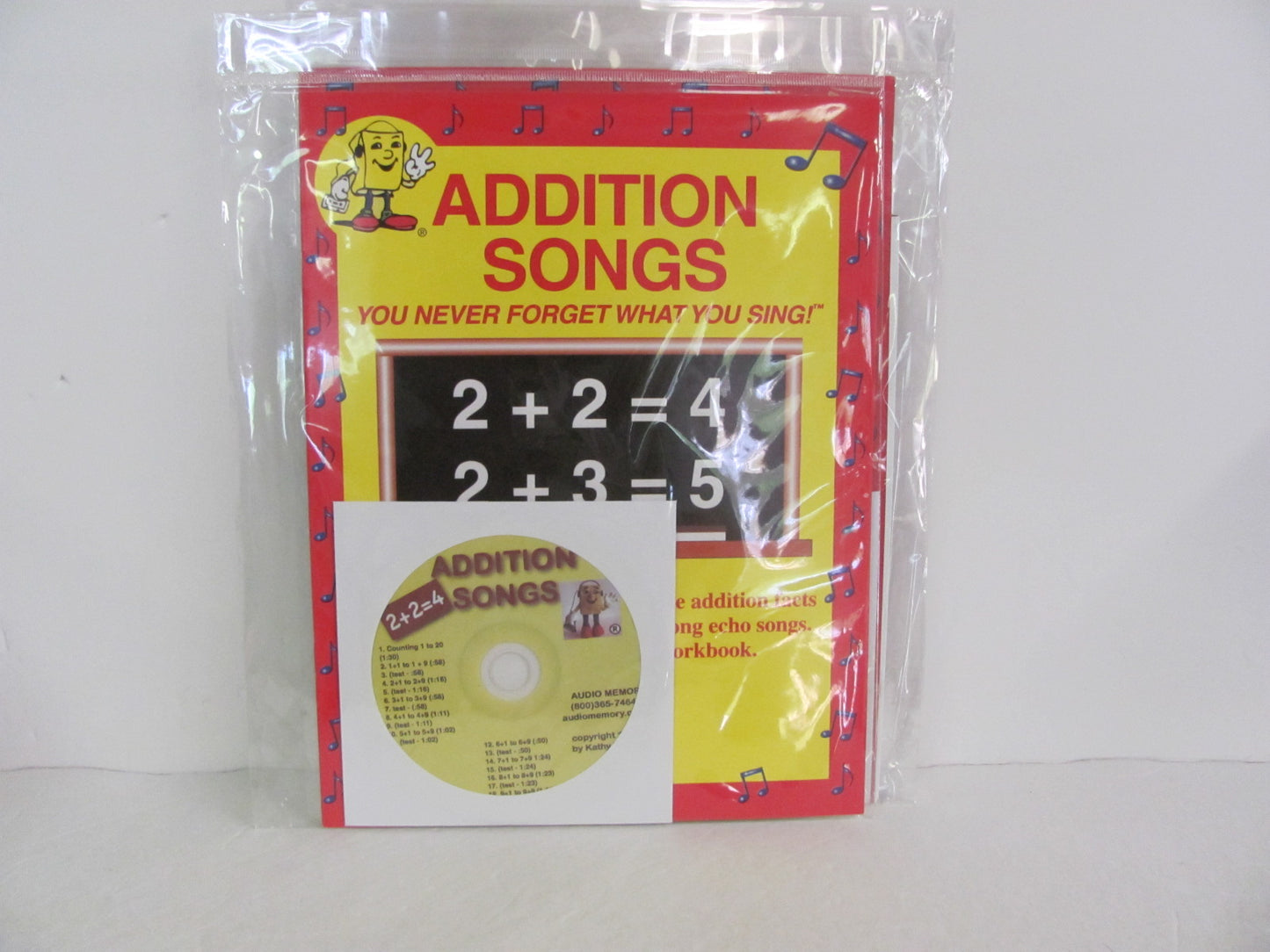 Addition Songs Audio Memory CD-Rom Pre-Owned Elementary Mathematics Textbooks