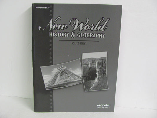 New World History Abeka Quiz Key Pre-Owned 6th Grade History Textbooks