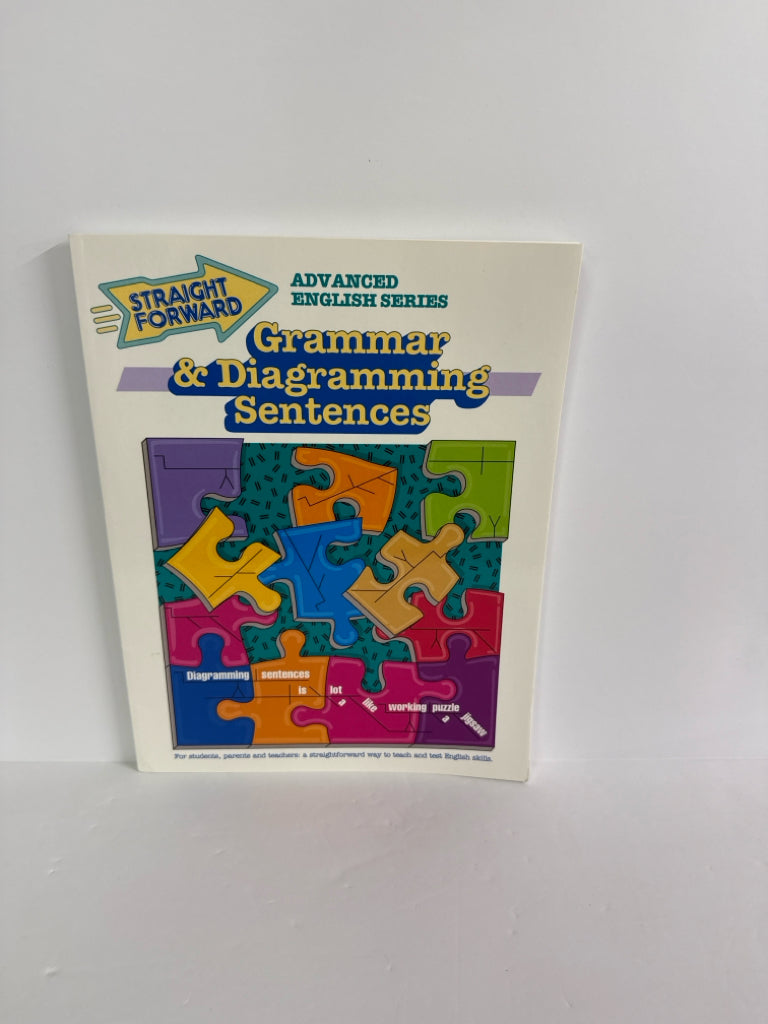 Grammar & Diagramming Garlic Press Pre-Owned 7th-12th Grade Language Textbooks