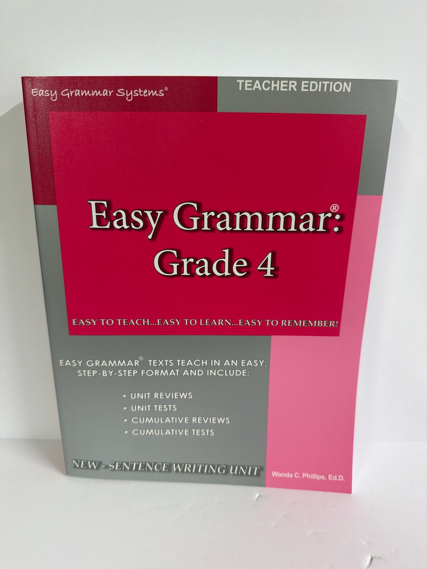 Easy Grammar 4 Easy Grammar Teacher Edition Pre-Owned 4th Grade Grammar Books
