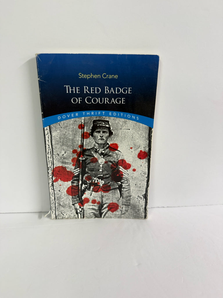 The Red Badge of Courage Dover Thrift Pre-Owned Stephen Crane Fiction Books