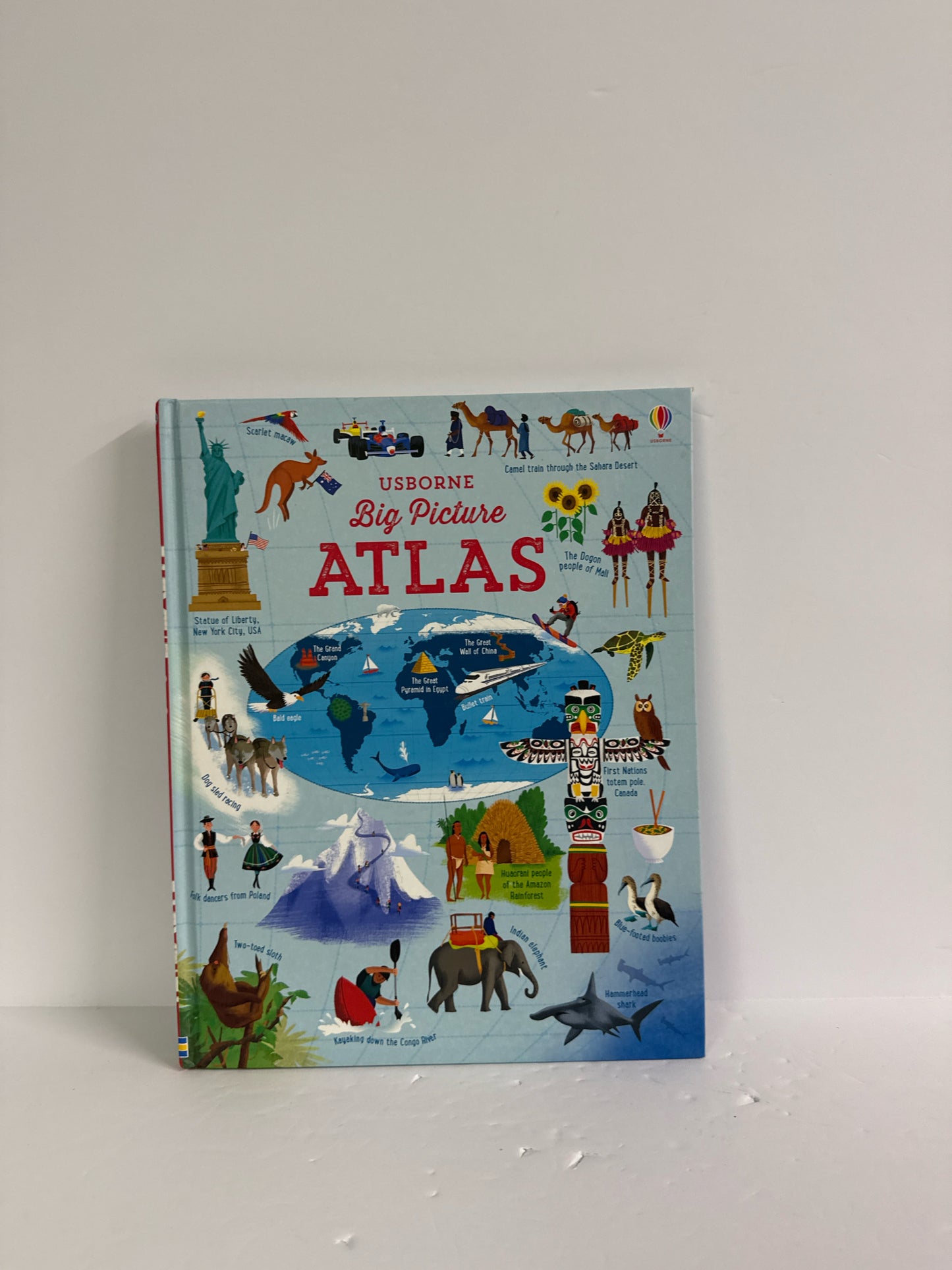 Big Picture Atlas Usborne Pre-Owned Elementary Geography