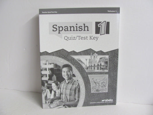 Spanish 1 Volume 1 Abeka Quiz/Test Key  Pre-Owned High School Spanish Books