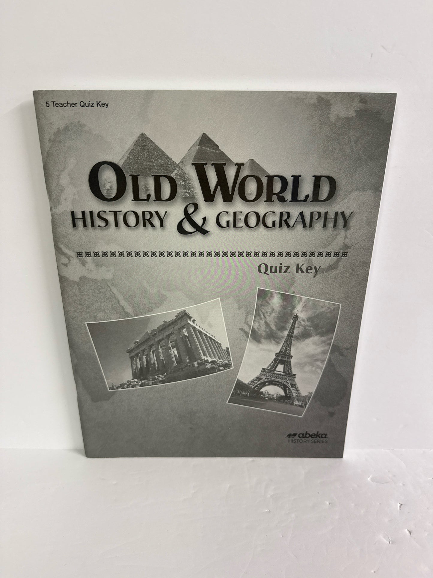 Old World History & Geography Abeka Quiz Key Pre-Owned History Textbooks