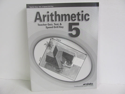 Arithmetic 5 Abeka Quiz/Test Key  Pre-Owned 5th Grade Mathematics Textbooks