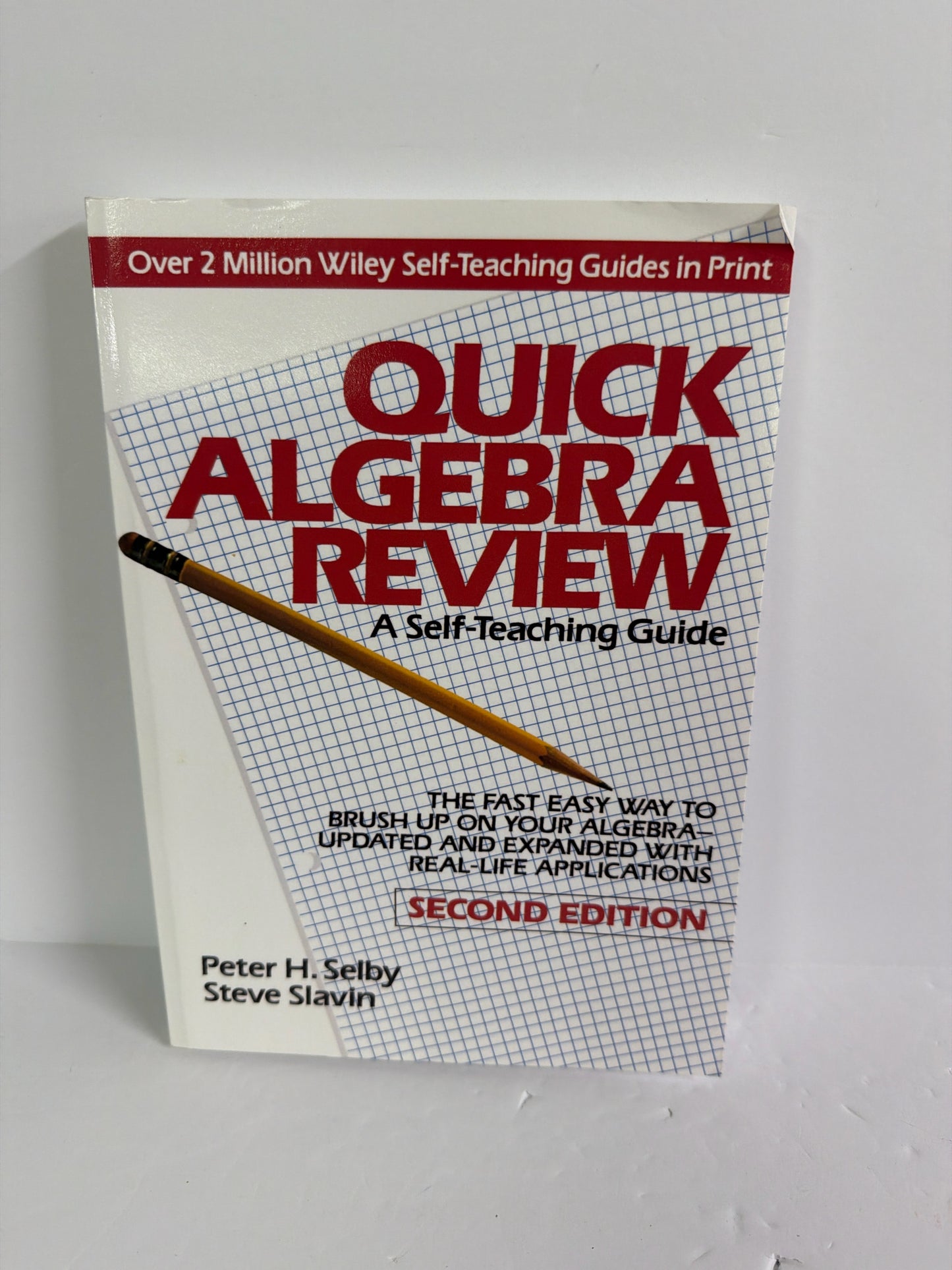 Quick Algebra Review Wiley Guide Pre-Owned High School Math, History & Science