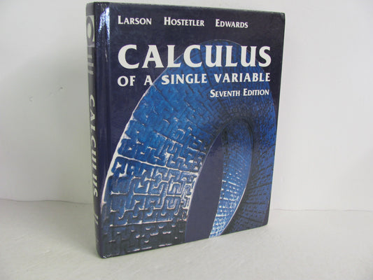 Calculus Houghton Mifflin Student Book Pre-Owned Larson Mathematics Textbooks