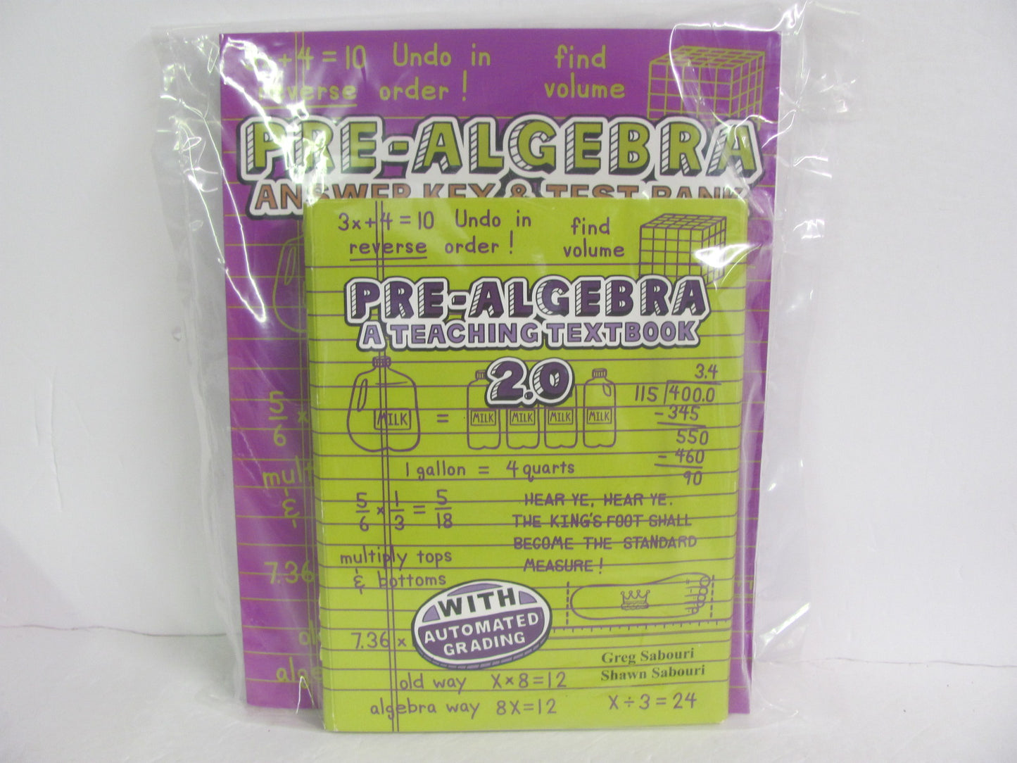 Pre Algebra 2.0 Teaching Textbook CD-Rom Pre-Owned Mathematics Textbooks