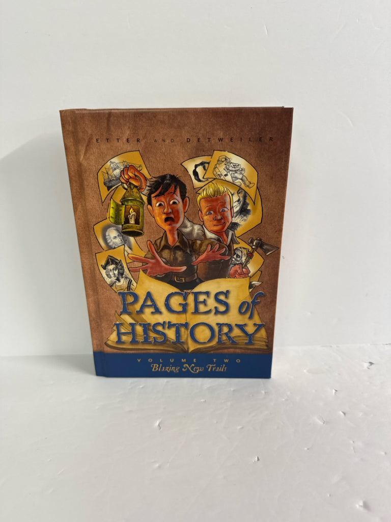 Pages of History Vol 2 Veritas Press Pre-Owned Elementary History Textbooks