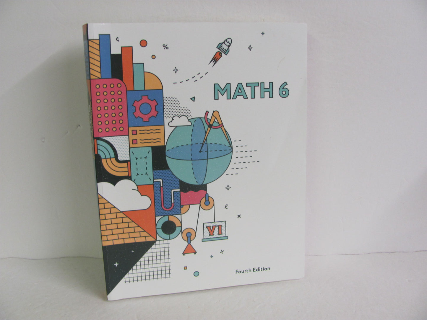 Math 6 BJU Press Student Workbook Pre-Owned 6th Grade Mathematics Textbooks