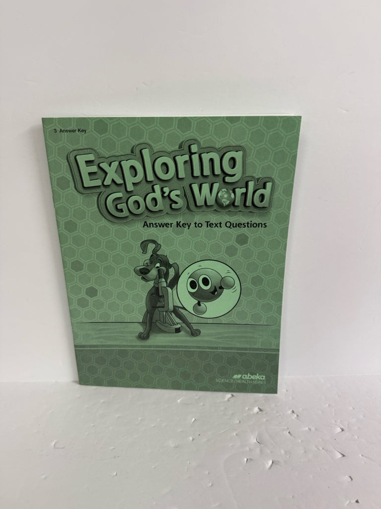 Exploring God's World Abeka Answer Key Pre-Owned 3rd Grade Science Textbooks