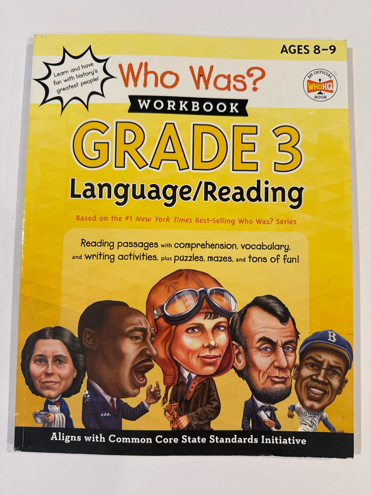 Who Was? Workbook Penguin Workshop Pre-Owned 3rd Grade Reading Textbooks