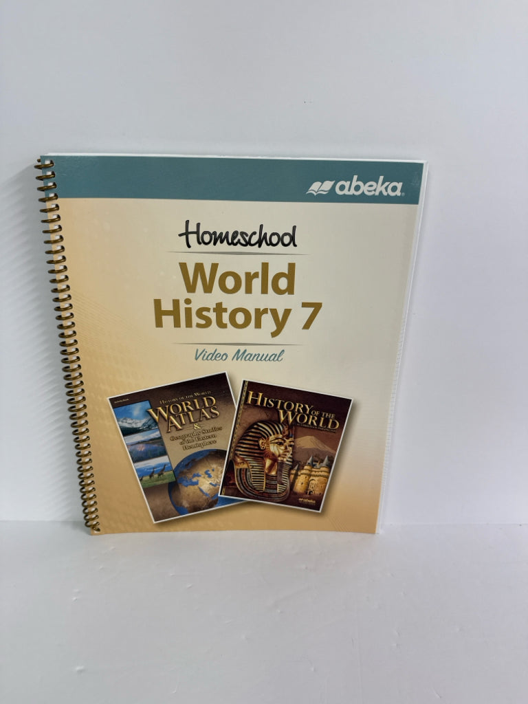 World History Abeka Video Manual- Pre-Owned 7th Grade Educator Resources