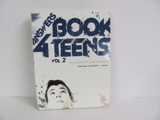 Answers Book 4 Teens Vol 2 Master Books Pre-Owned Hodge High School Bible Books
