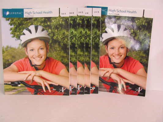 High School Health Lifepac Set  Pre-Owned High School Health Books