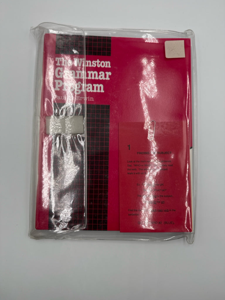 The Winston Grammar Program Advance Precious Memories Language Textbooks