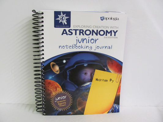 Astronomy Junior Notebook Apologia Notebook  Pre-Owned Science Textbooks