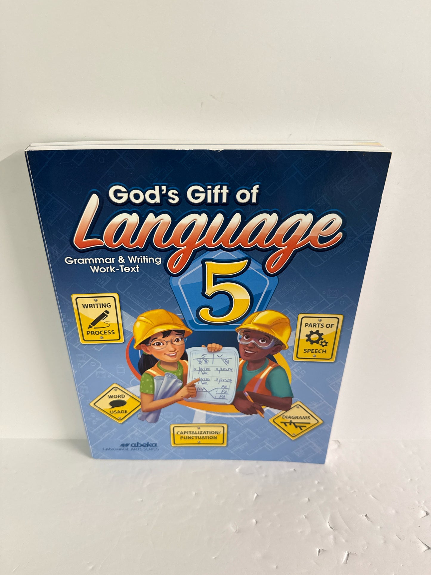 God's Gift of Language 5 Abeka Grammar & Writing Work-text Language Textbooks