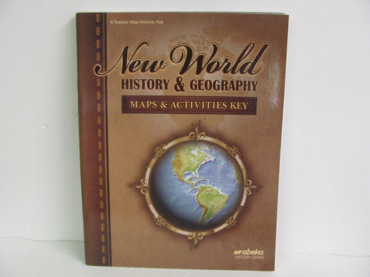 New World History Abeka Map Key Pre-Owned 6th Grade History Textbooks
