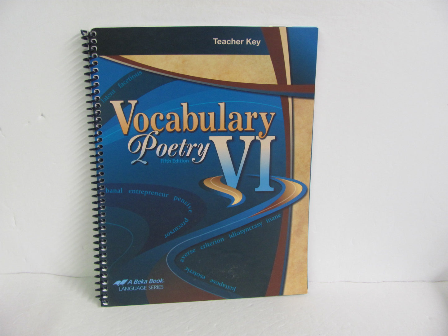 Vocabulary Poetry VI Abeka Teacher Key Pre-Owned Spelling/Vocabulary Books