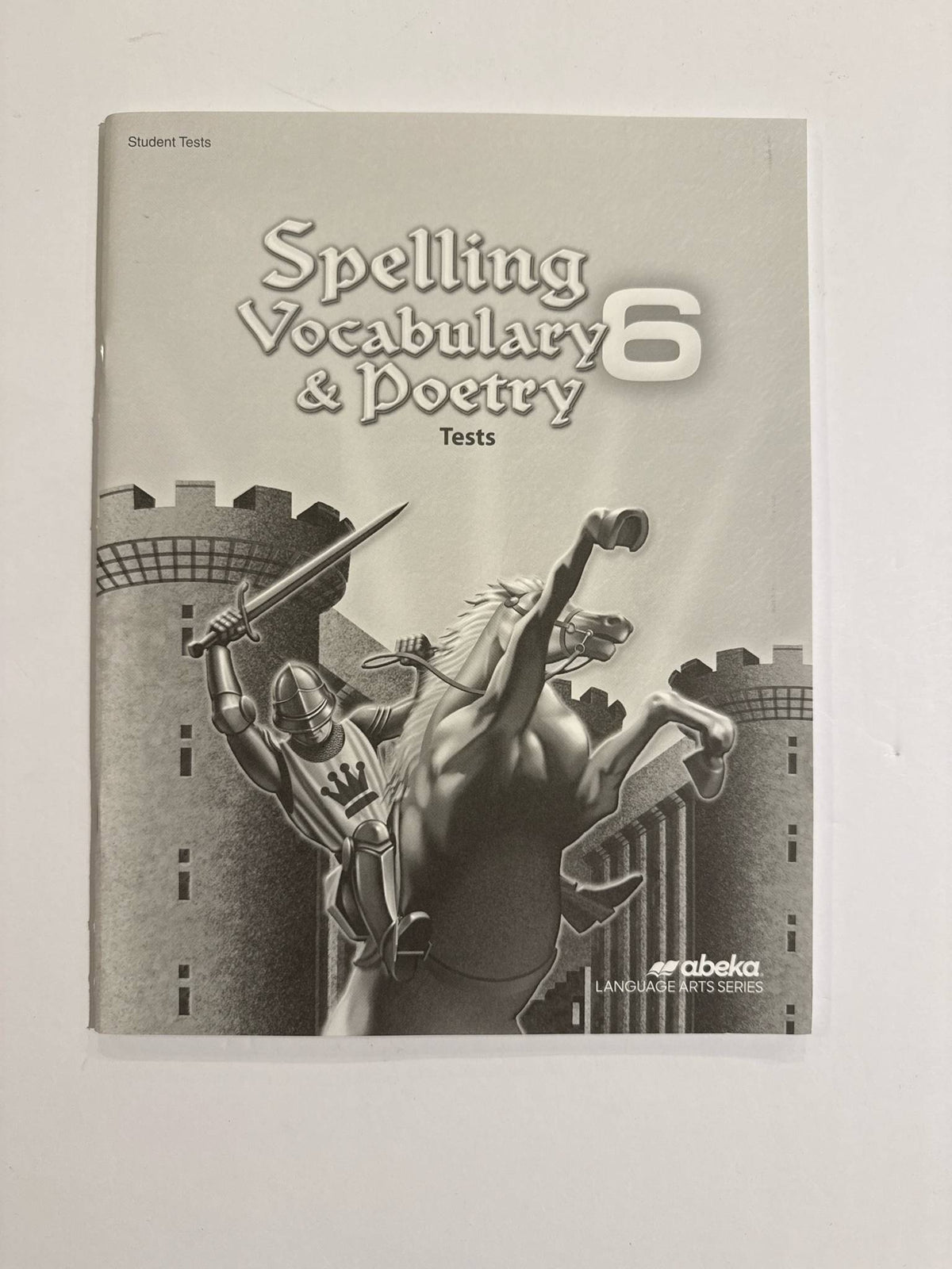 Spelling Vocabulary & Poetry 6 Abeka Tests Pre-Owned Spelling Textbooks